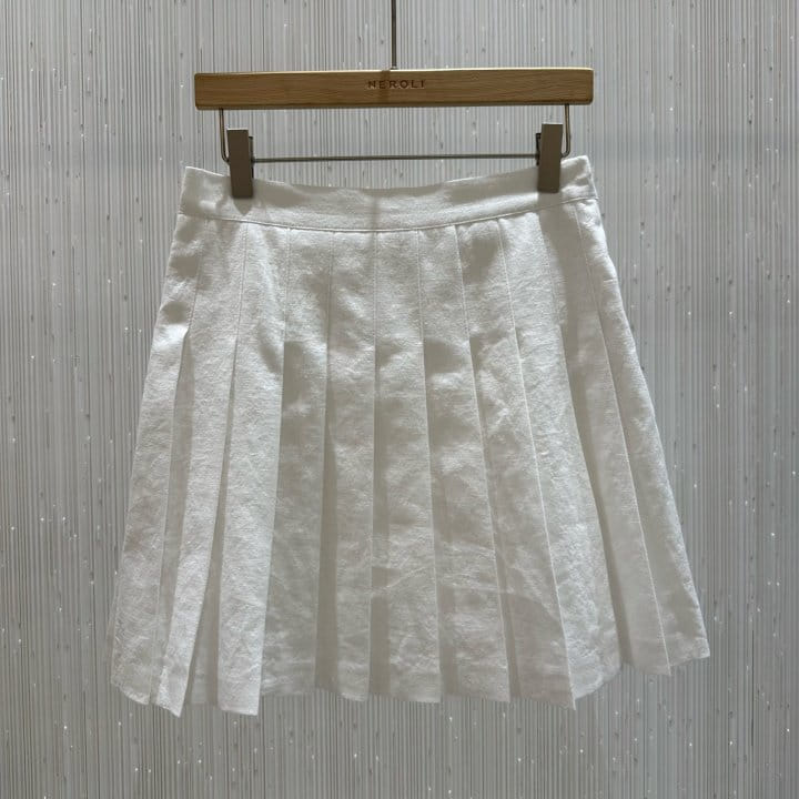 Neroli36 - Korean Women Fashion - #momslook - H Maison Wrinkle Skirt - 2