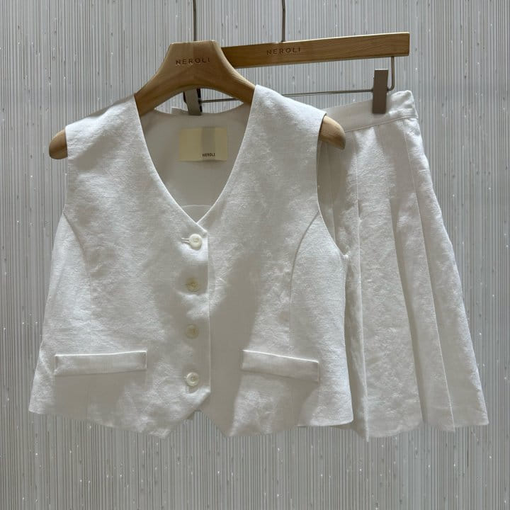 Neroli36 - Korean Women Fashion - #momslook - H Maison Vest - 5