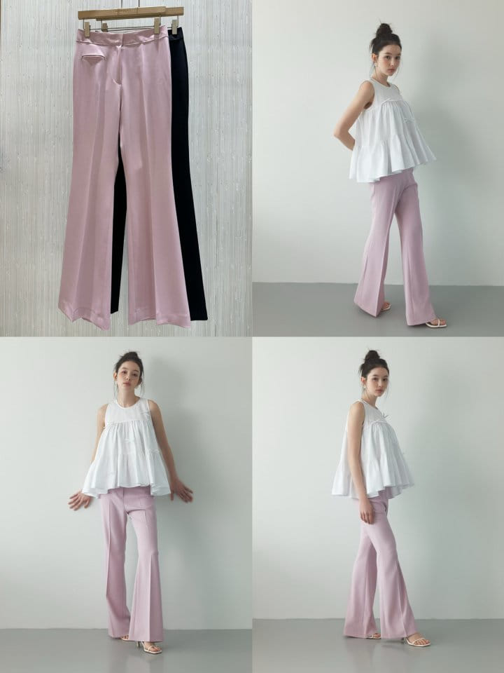 Neroli36 - Korean Women Fashion - #vintagekidsstyle - Morin Boots Cut Pants - 4