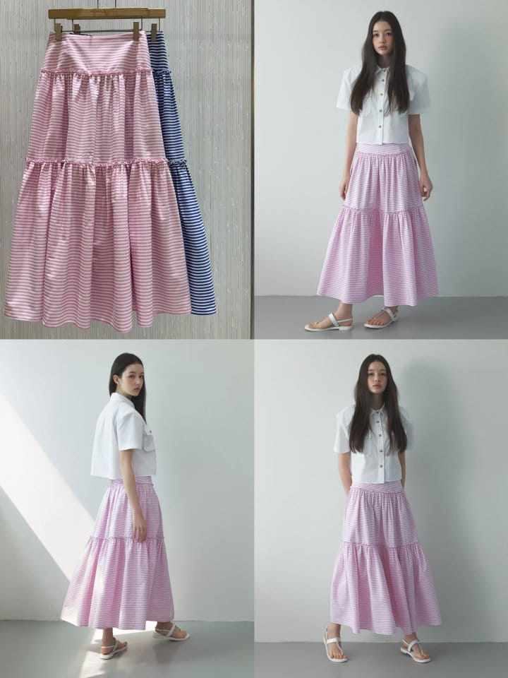 Neroli36 - Korean Women Fashion - #momslook - Hi ST Long Skirt - 4