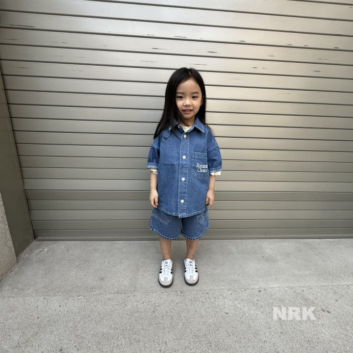 Nrk - Korean Children Fashion - #Kfashion4kids - Embroidery Denim Shirt - 9