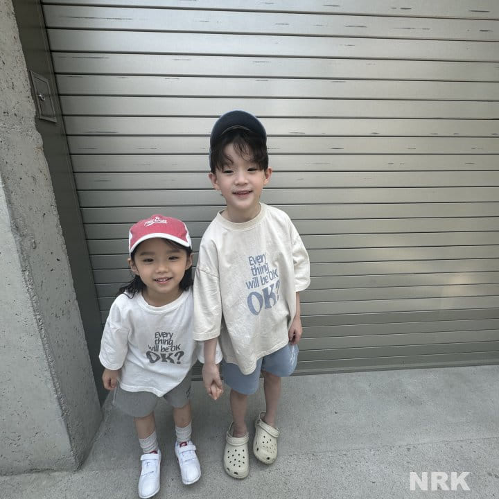 Nrk - Korean Children Fashion - #Kfashion4kids - OK Top Bottom Set - 3