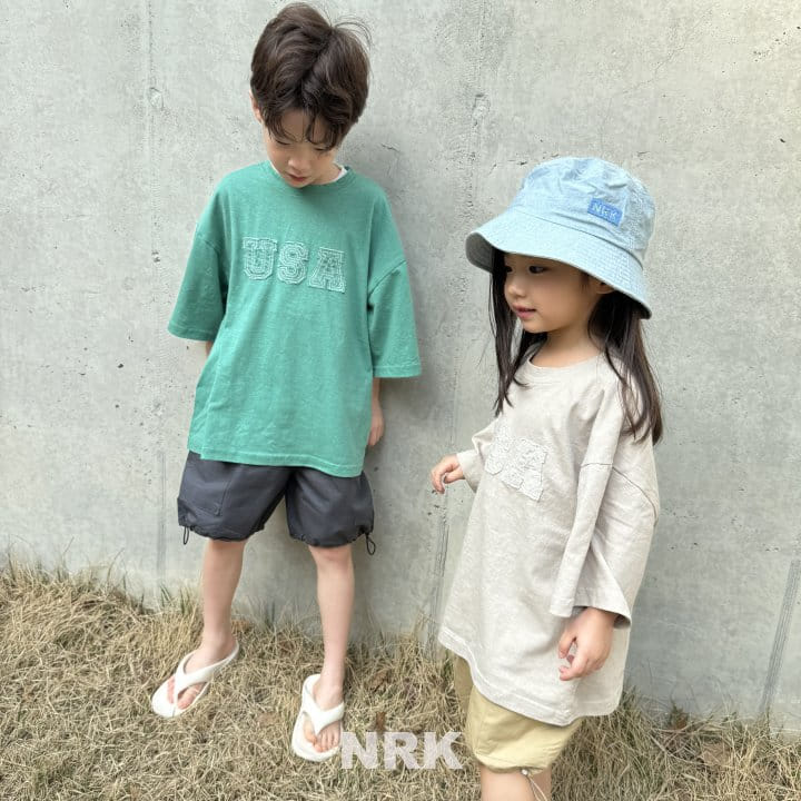 Nrk - Korean Children Fashion - #Kfashion4kids - USA Short Sleeve Tee - 8