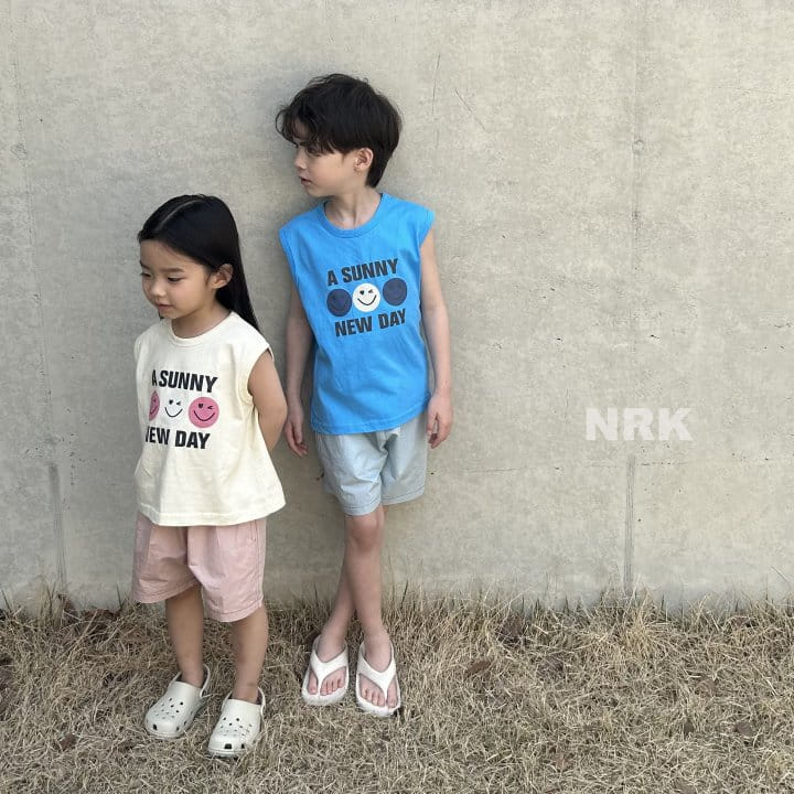 Nrk - Korean Children Fashion - #childrensboutique - Smile Sleeveless Tee - 8