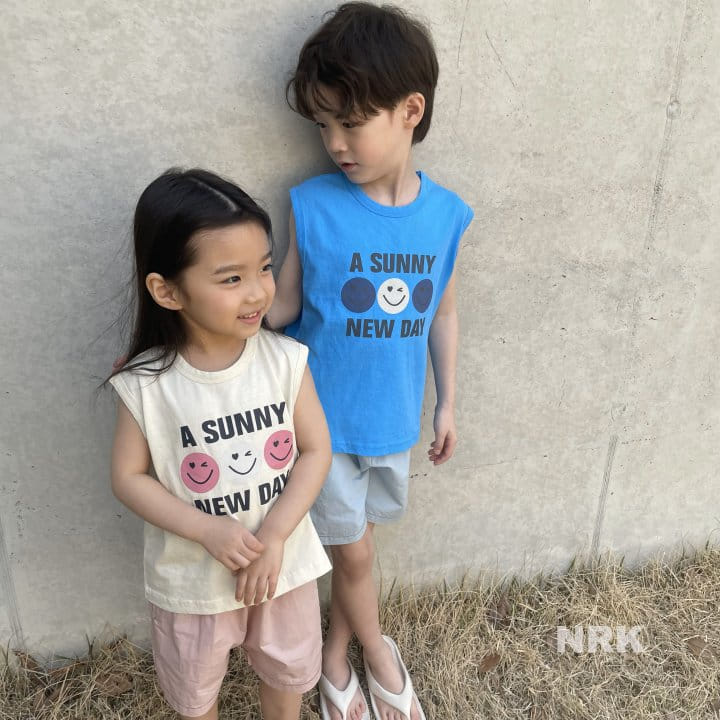 Nrk - Korean Children Fashion - #designkidswear - Smile Sleeveless Tee - 9