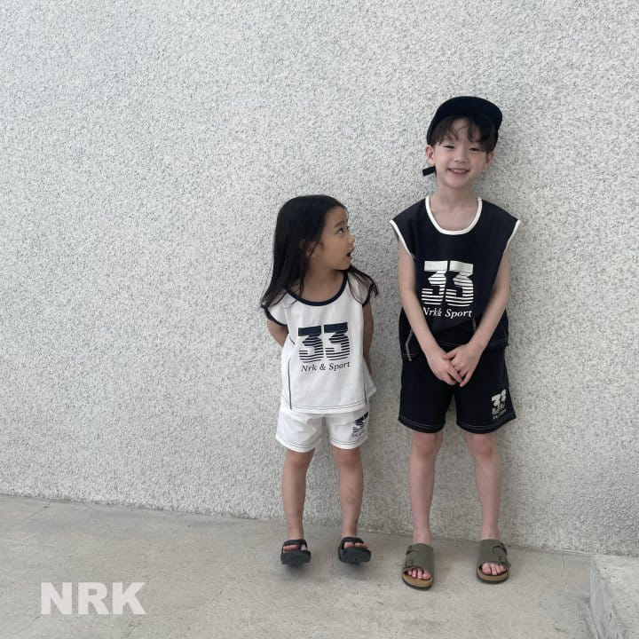 Nrk - Korean Children Fashion - #fashionkids - Sam Sam Sleeveless Top Bottom Set - 11