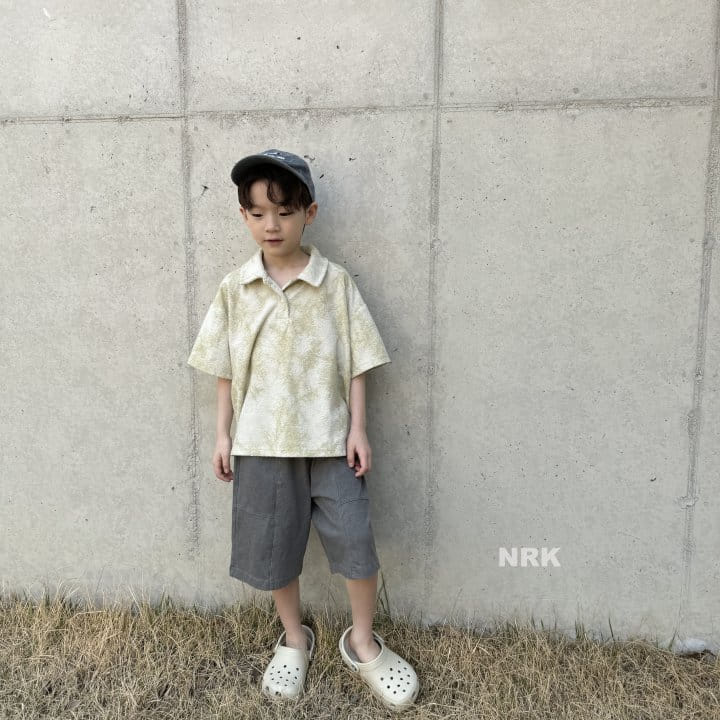 Nrk - Korean Children Fashion - #kidsshorts - Terry Collar Tee - 6