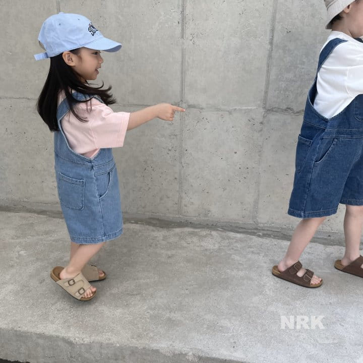 Nrk - Korean Children Fashion - #kidsshorts - Summer Denim Dungarees - 10