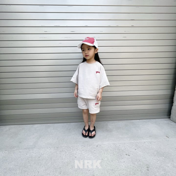 Nrk - Korean Children Fashion - #kidsstore - Versity Top Bottom Set - 2