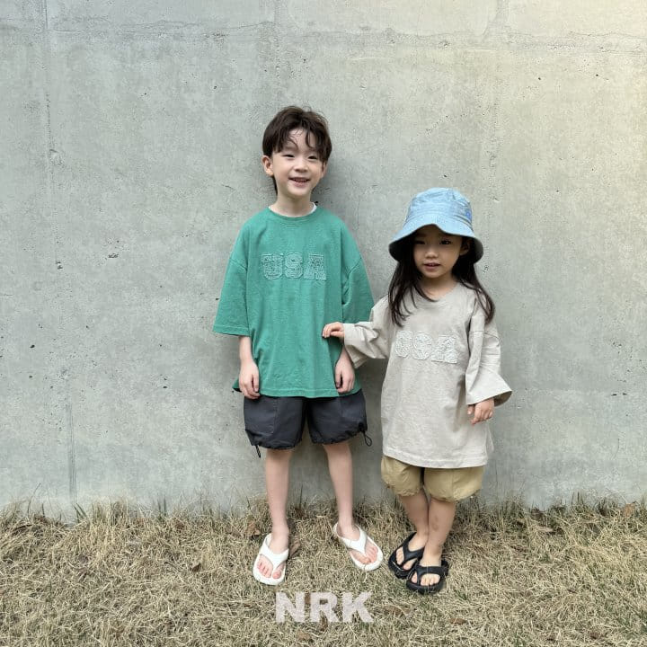 Nrk - Korean Children Fashion - #kidzfashiontrend - USA Short Sleeve Tee - 7