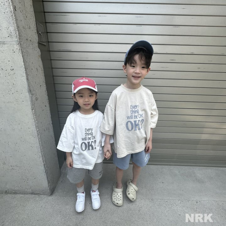 Nrk - Korean Children Fashion - #Kfashion4kids - OK Top Bottom Set - 4