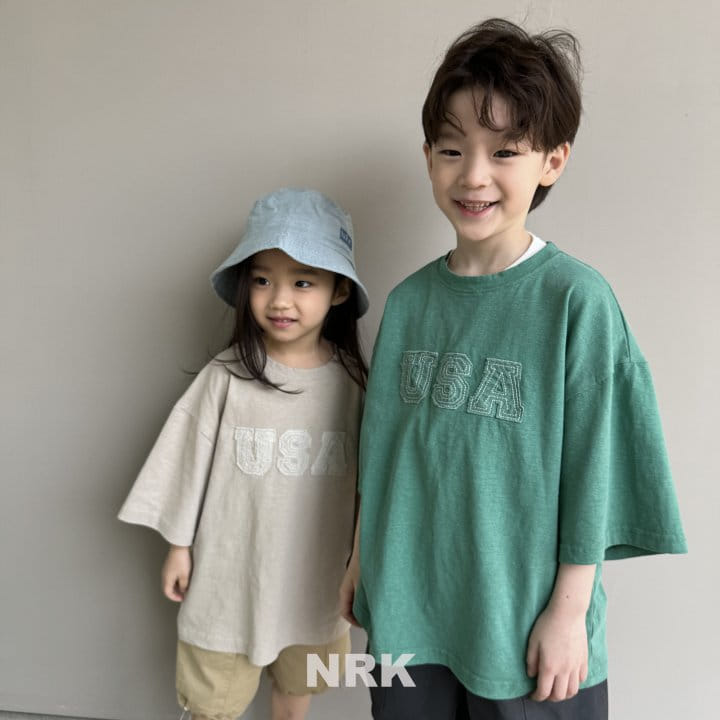 Nrk - Korean Children Fashion - #littlefashionista - USA Short Sleeve Tee - 9