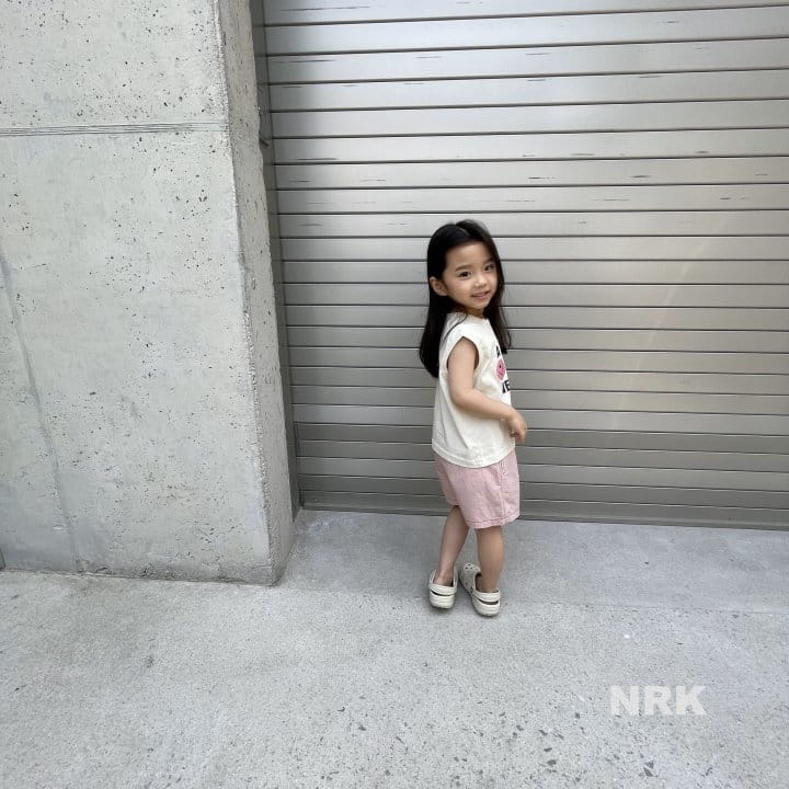 Nrk - Korean Children Fashion - #magicofchildhood - Smile Sleeveless Tee - 3