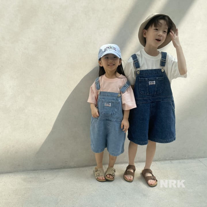 Nrk - Korean Children Fashion - #minifashionista - Summer Denim Dungarees - 2