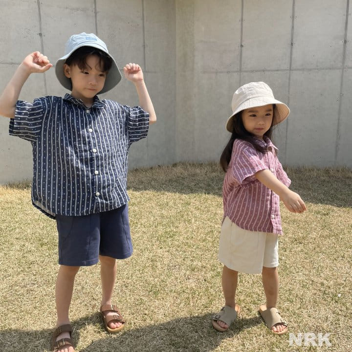 Nrk - Korean Children Fashion - #minifashionista - Wave Shorts