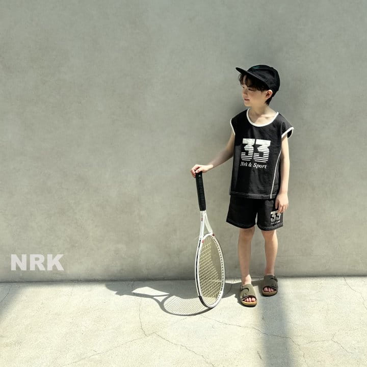 Nrk - Korean Children Fashion - #stylishchildhood - Sam Sam Sleeveless Top Bottom Set - 6