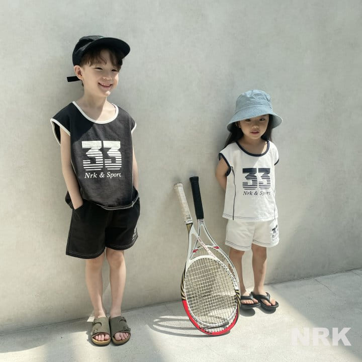 Nrk - Korean Children Fashion - #toddlerclothing - Sam Sam Sleeveless Top Bottom Set - 5