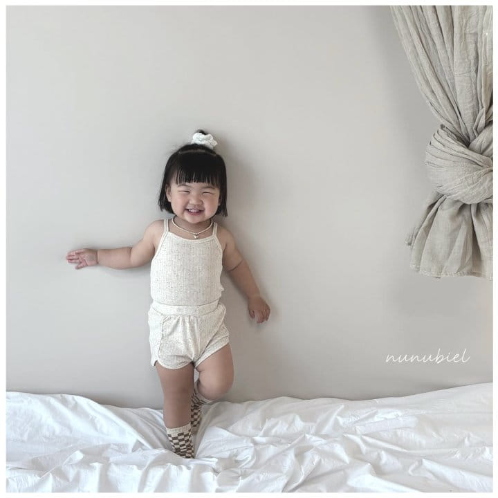 Nunubiel - Korean Children Fashion - #minifashionista - Oatmeal Top Bottom Set - 9