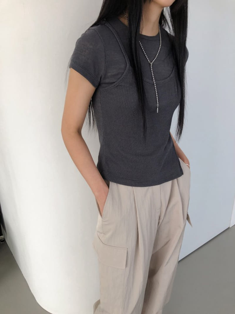 Nutplan - Korean Women Fashion - #momslook - Min Tee - 4