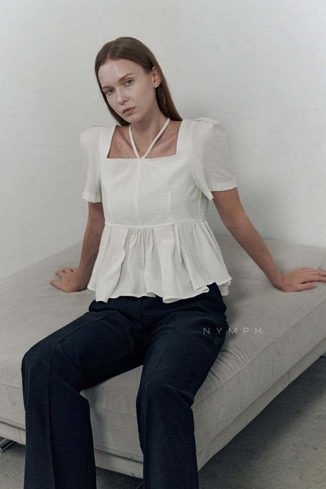 Nymph - Korean Women Fashion - #momslook - Bedel Blouse - 8