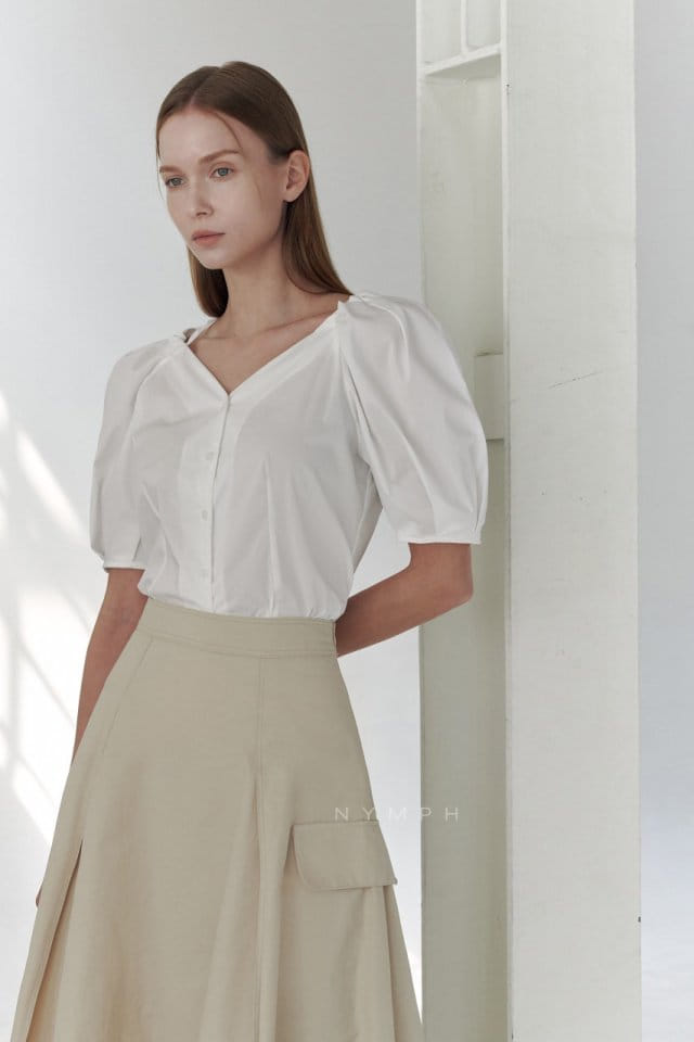 Nymph - Korean Women Fashion - #momslook - Marry Blouse - 11