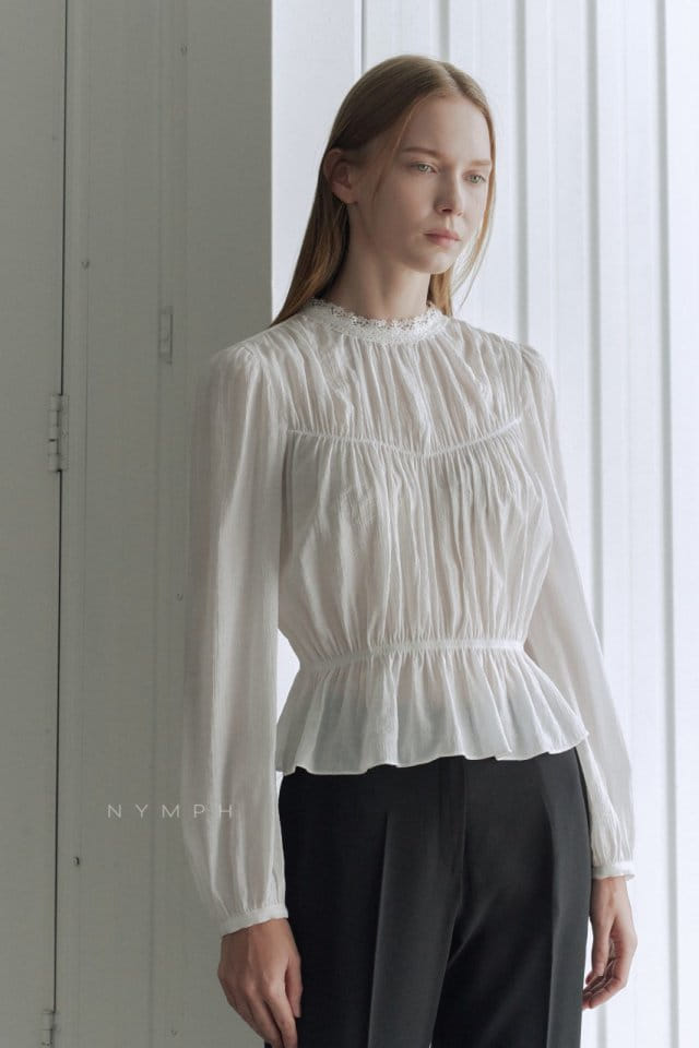 Nymph - Korean Women Fashion - #pursuepretty - Low Blouse - 9