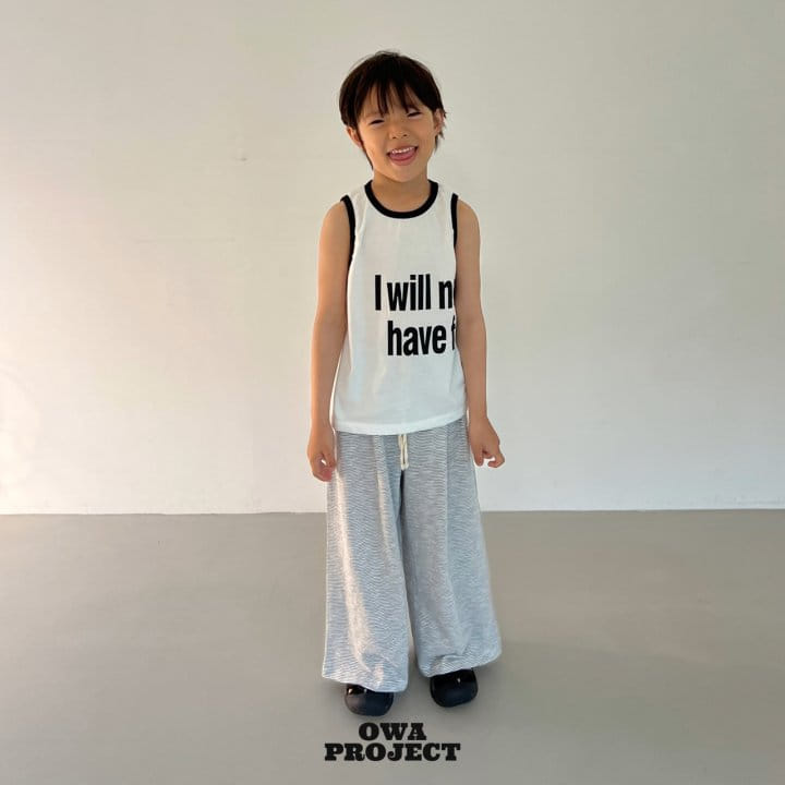 O Wa - Korean Children Fashion - #Kfashion4kids - Fun Color Sleeveless Tee - 3