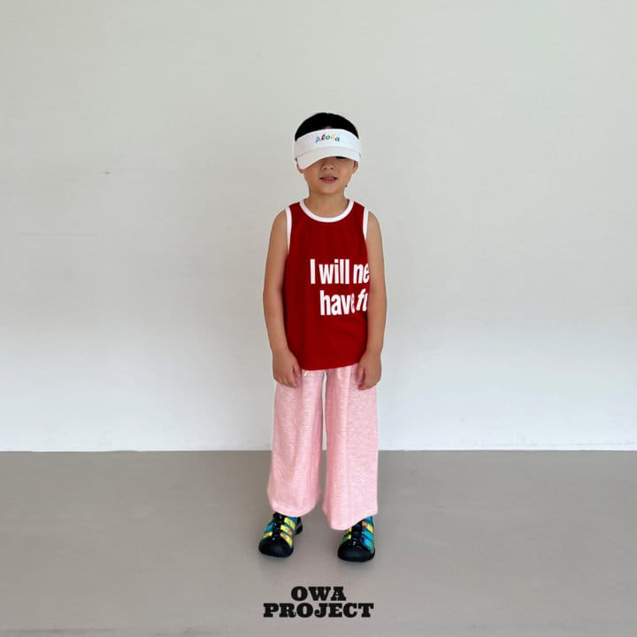 O Wa - Korean Children Fashion - #designkidswear - Fun Color Sleeveless Tee - 11