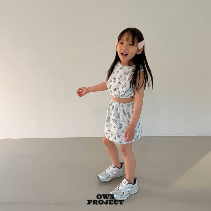 O Wa - Korean Children Fashion - #fashionkids - Terry Crop Tee - 3