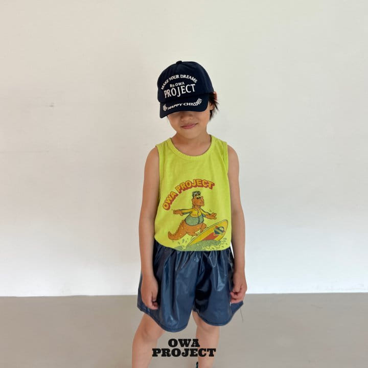 O Wa - Korean Children Fashion - #kidsshorts - Surfing Sleeveless Tee - 4