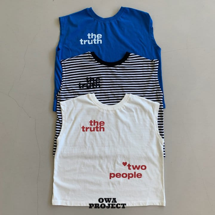 O Wa - Korean Children Fashion - #kidzfashiontrend - Two people Sleeveless Tee