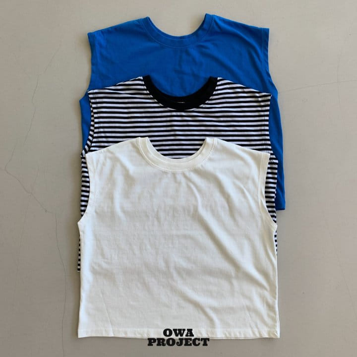 O Wa - Korean Children Fashion - #littlefashionista - Two people Sleeveless Tee - 3