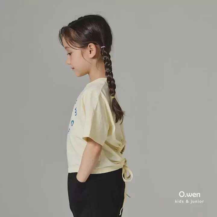 O Wen - Korean Children Fashion - #Kfashion4kids - Love Back Slit Tee - 5