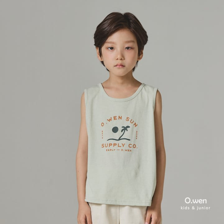 O Wen - Korean Children Fashion - #Kfashion4kids - Sun Sleeveless Tee - 3