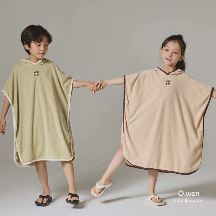 O Wen - Korean Children Fashion - #Kfashion4kids - Summer Terry Hoody Gown 