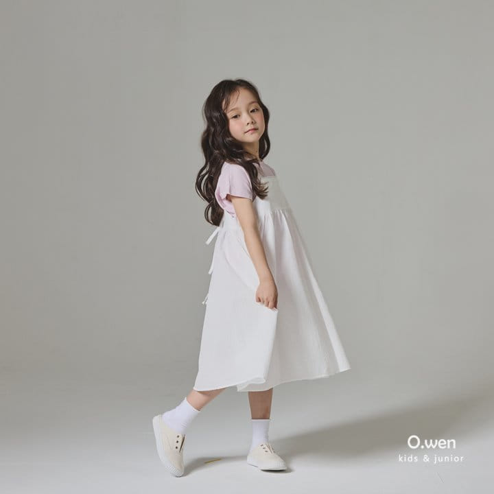 O Wen - Korean Children Fashion - #childofig - Ribbon Layered One-Piece