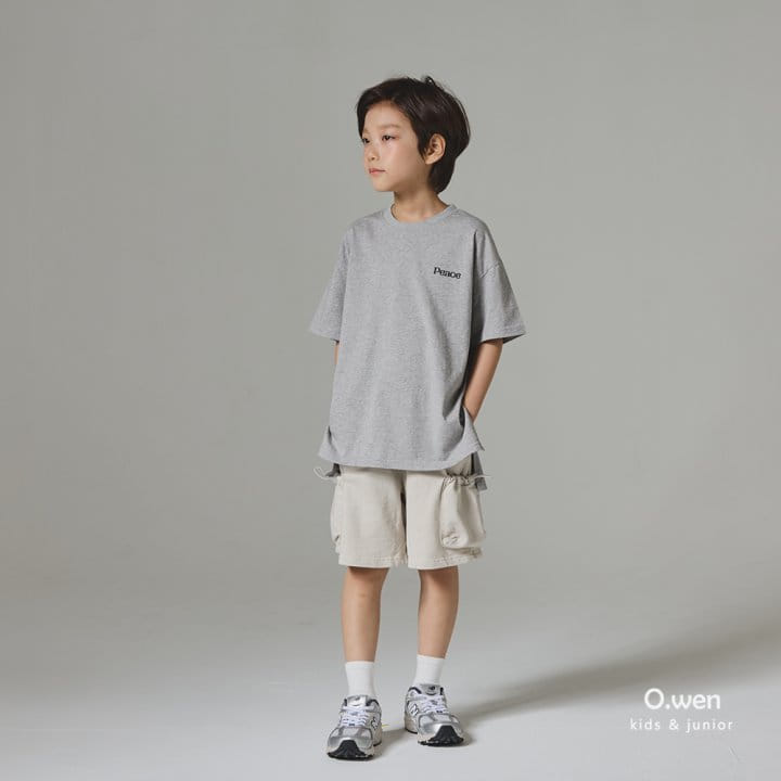 O Wen - Korean Children Fashion - #designkidswear - Peace Long Tee - 6