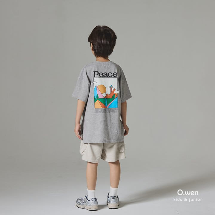 O Wen - Korean Children Fashion - #discoveringself - Peace Long Tee - 7