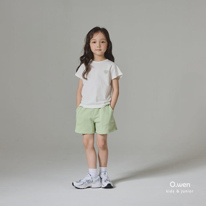 O Wen - Korean Children Fashion - #discoveringself - Heart Cool Tee - 4