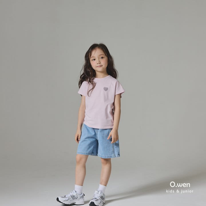 O Wen - Korean Children Fashion - #kidsstore - Heart Cool Tee - 6