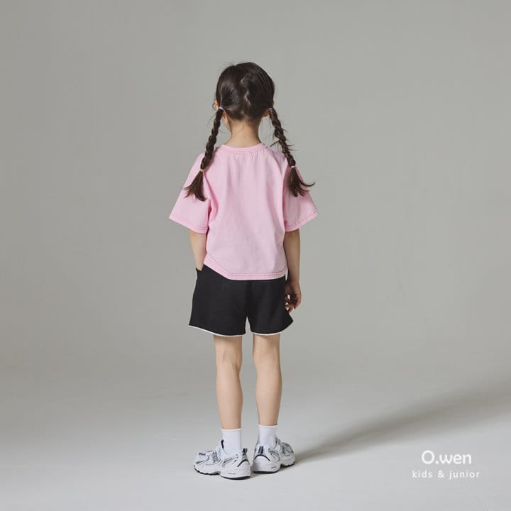 O Wen - Korean Children Fashion - #kidsstore - Heart Semi Crop Tee - 5