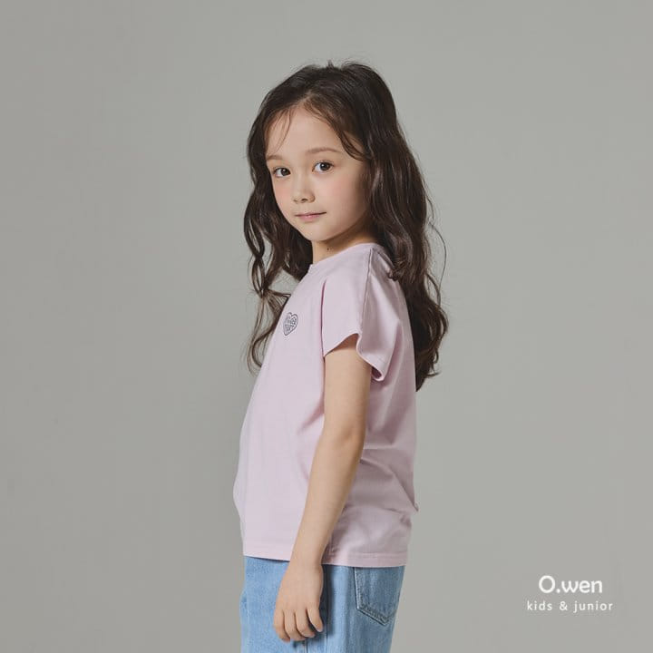 O Wen - Korean Children Fashion - #kidzfashiontrend - Heart Cool Tee - 7