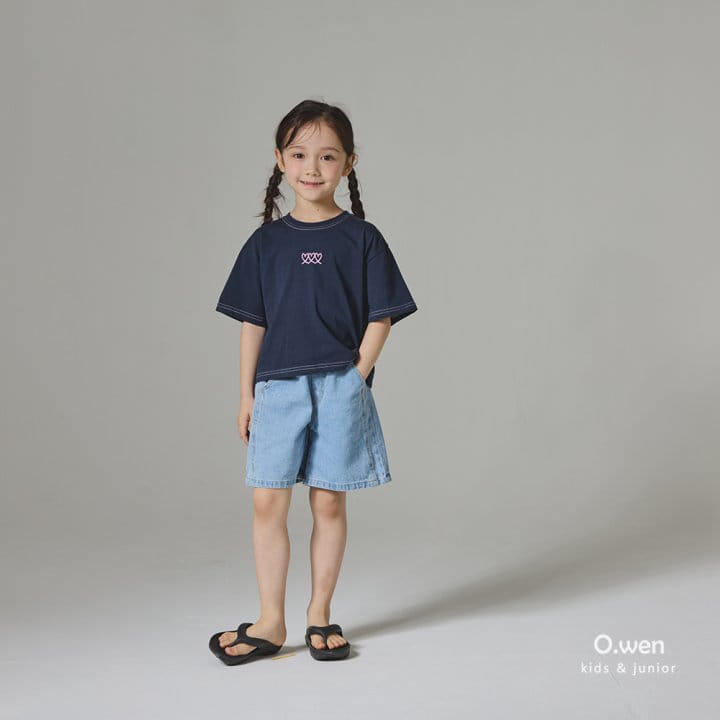 O Wen - Korean Children Fashion - #kidzfashiontrend - Heart Semi Crop Tee - 6