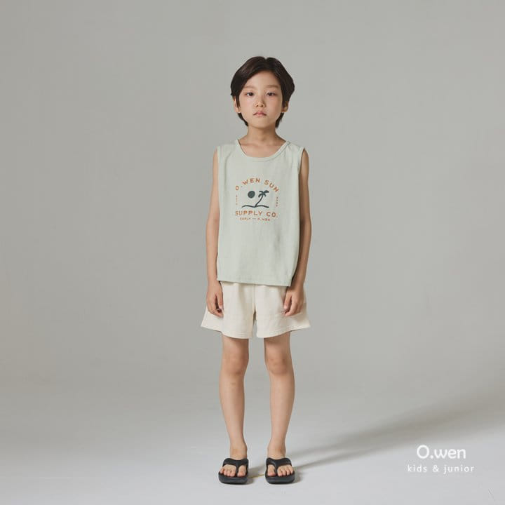 O Wen - Korean Children Fashion - #kidzfashiontrend - Sun Sleeveless Tee - 2