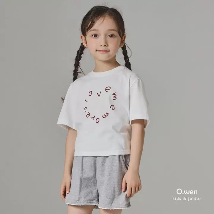 O Wen - Korean Children Fashion - #littlefashionista - Love Back Slit Tee - 6