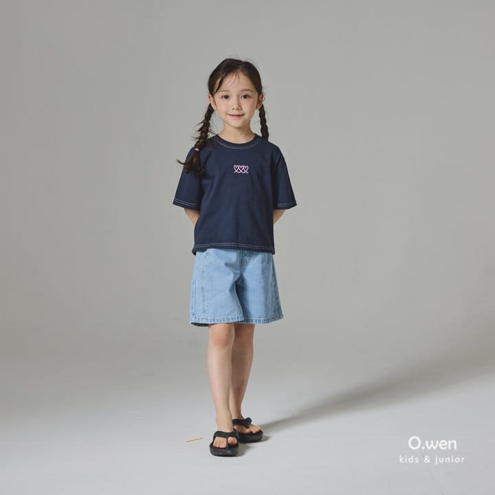 O Wen - Korean Children Fashion - #magicofchildhood - Heart Semi Crop Tee - 9