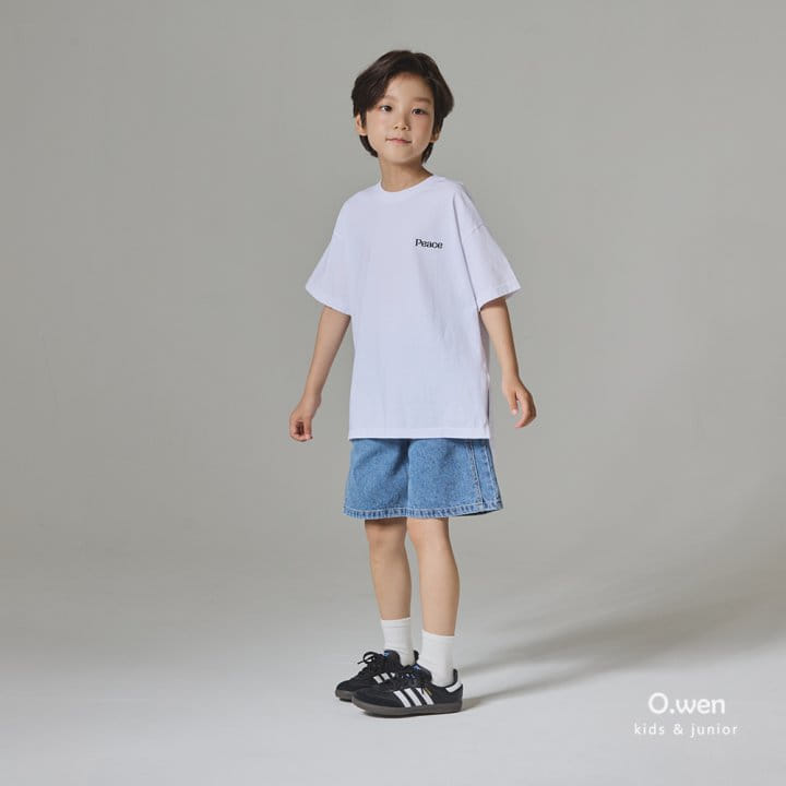O Wen - Korean Children Fashion - #prettylittlegirls - Peace Long Tee - 2