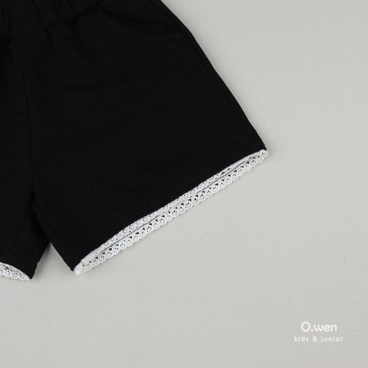 O Wen - Korean Children Fashion - #todddlerfashion - Salty Lace Shorts - 9