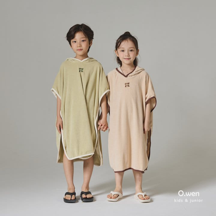 O Wen - Korean Children Fashion - #todddlerfashion - Summer Terry Hoody Gown  - 6