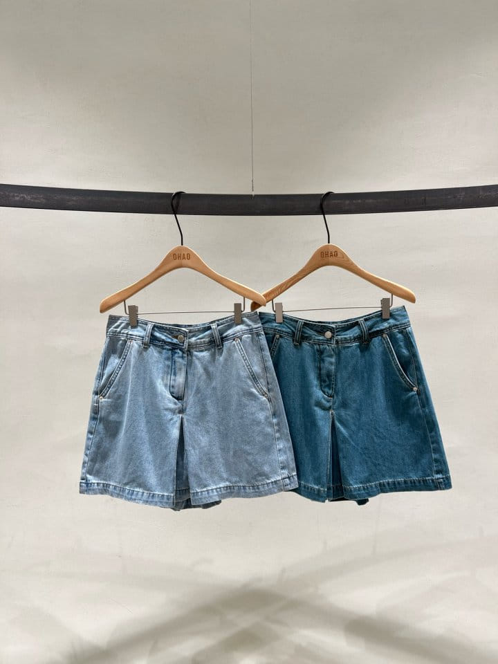 Ohao - Korean Women Fashion - #vintageinspired - Denim Shorts